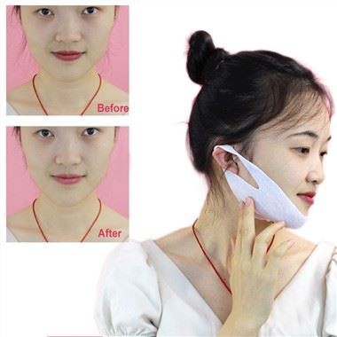 Máscara facial adelgazante en forma de V